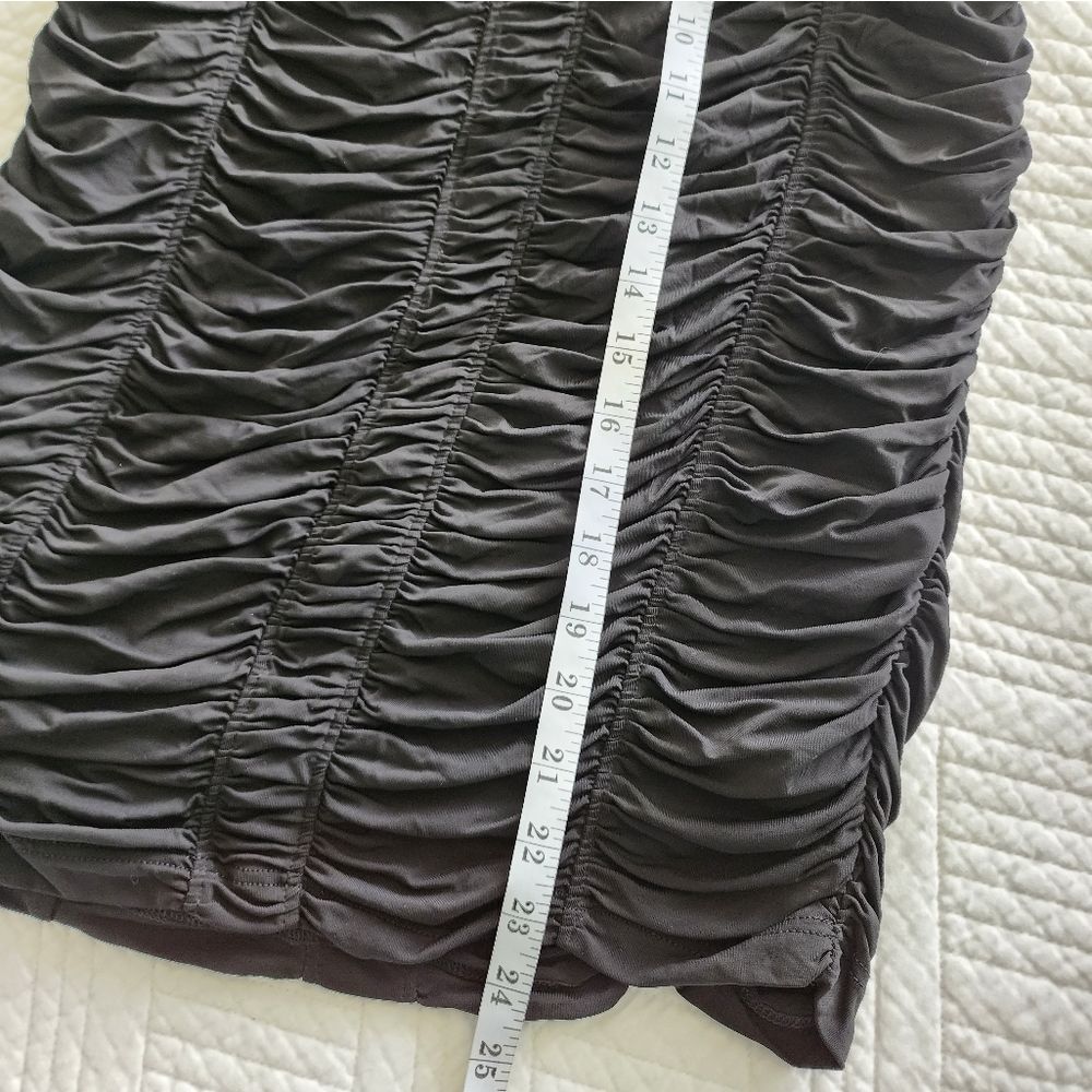 Burberry Black Ruched Midi Skirt - Picture 8 of 12